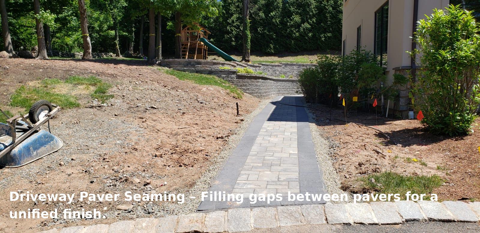 Driveway Paver Seaming